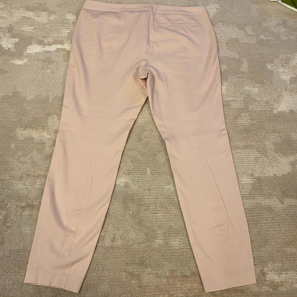 CALVIN Klein pale pink capris with zipper details size 10 - Picture 3 of 3